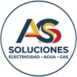 Logo de AGS Soluciones: electricidad, agua y gas